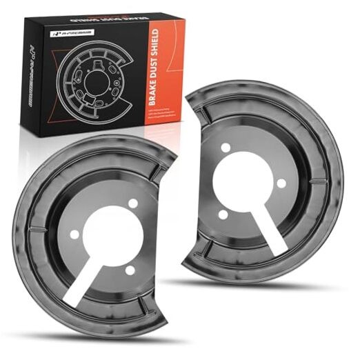 Front Driver and Passenger Brake Dust Shield Compatible Front Left and Right