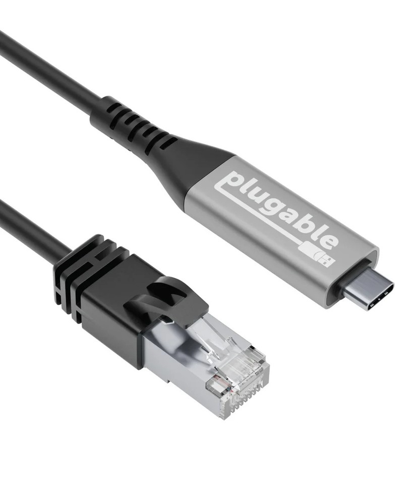 NEW Plugable Technologies USB-C E1000-2M GIGABIT ETHERNET CABLE 2M (6FT)