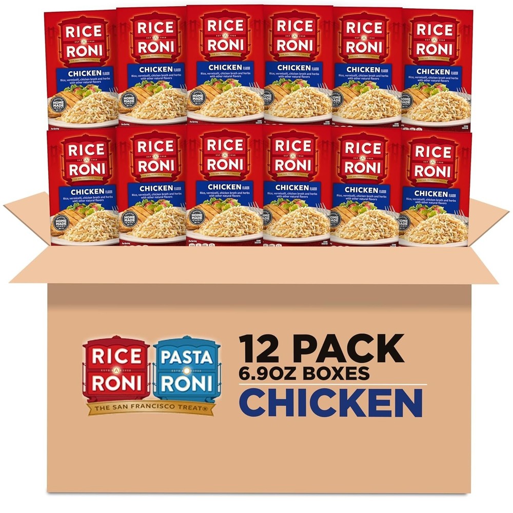Quaker Rice A Roni Chicken 6.9Oz Boxes 12 Pack