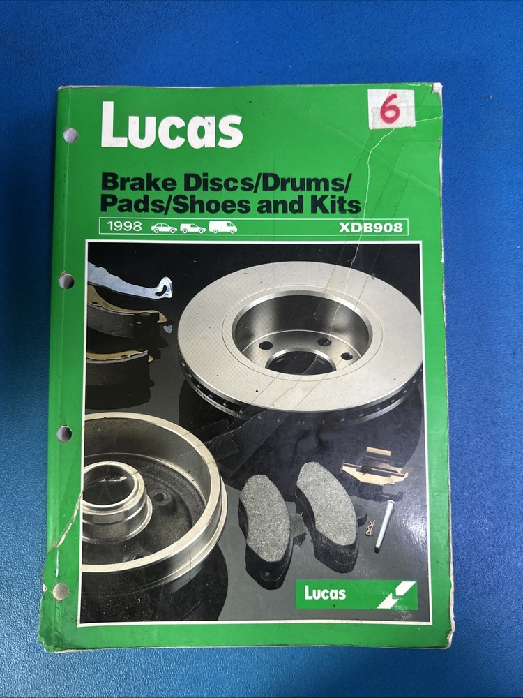 LUCAS COMPLETE BRAKE BOOK DISCS SHOES PADS SPRING KITS 1998 SAME DAY DISPATCH