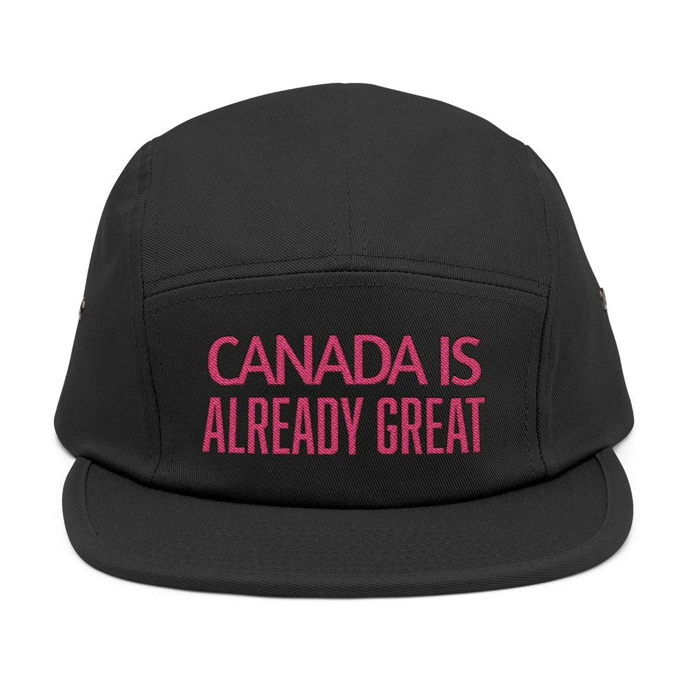 Canada Is Already Great, Embroidered 5 Panel Cap, Adjustable, One Size