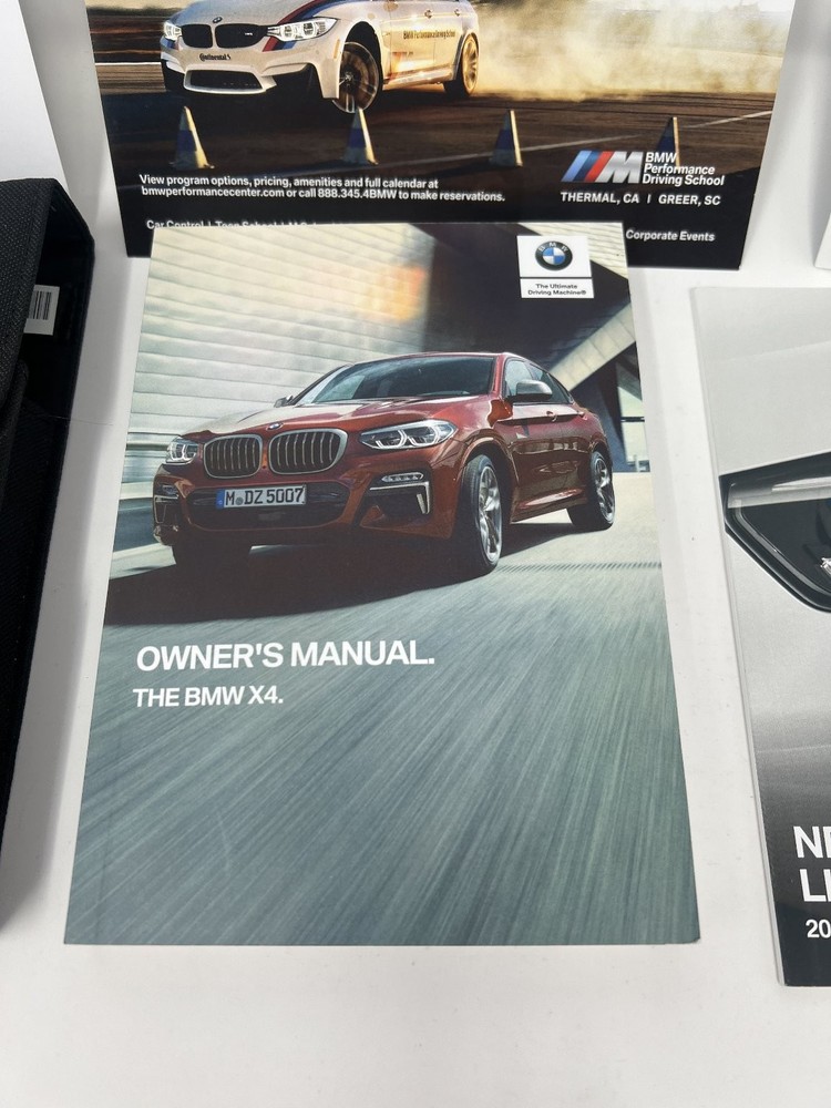 2020 BMW X4 Owners Manual OEM Complete Set