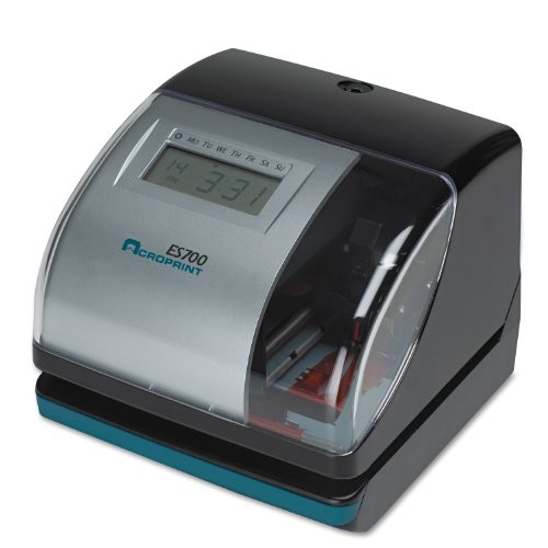 Acroprint ACP010182000 Electronic Time Recorder Black/Silver