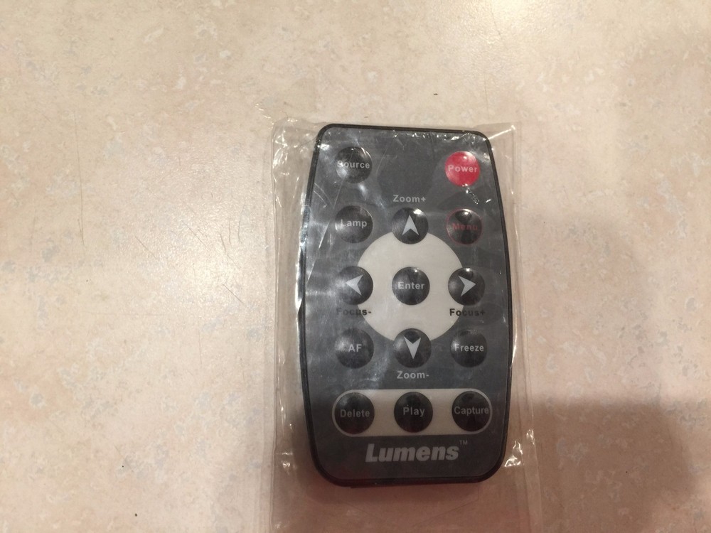 Lumens document camera remote 9500059-52 "New"