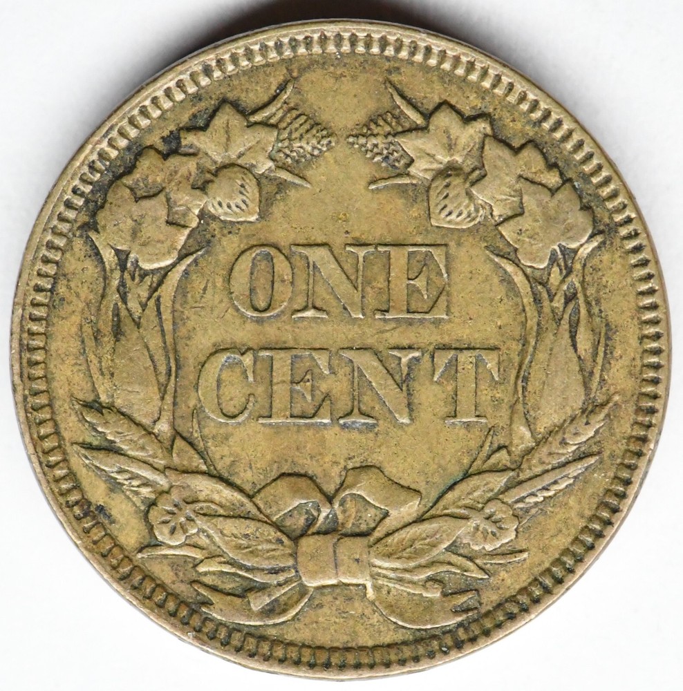 1857 flying eagle cent in a high grade
