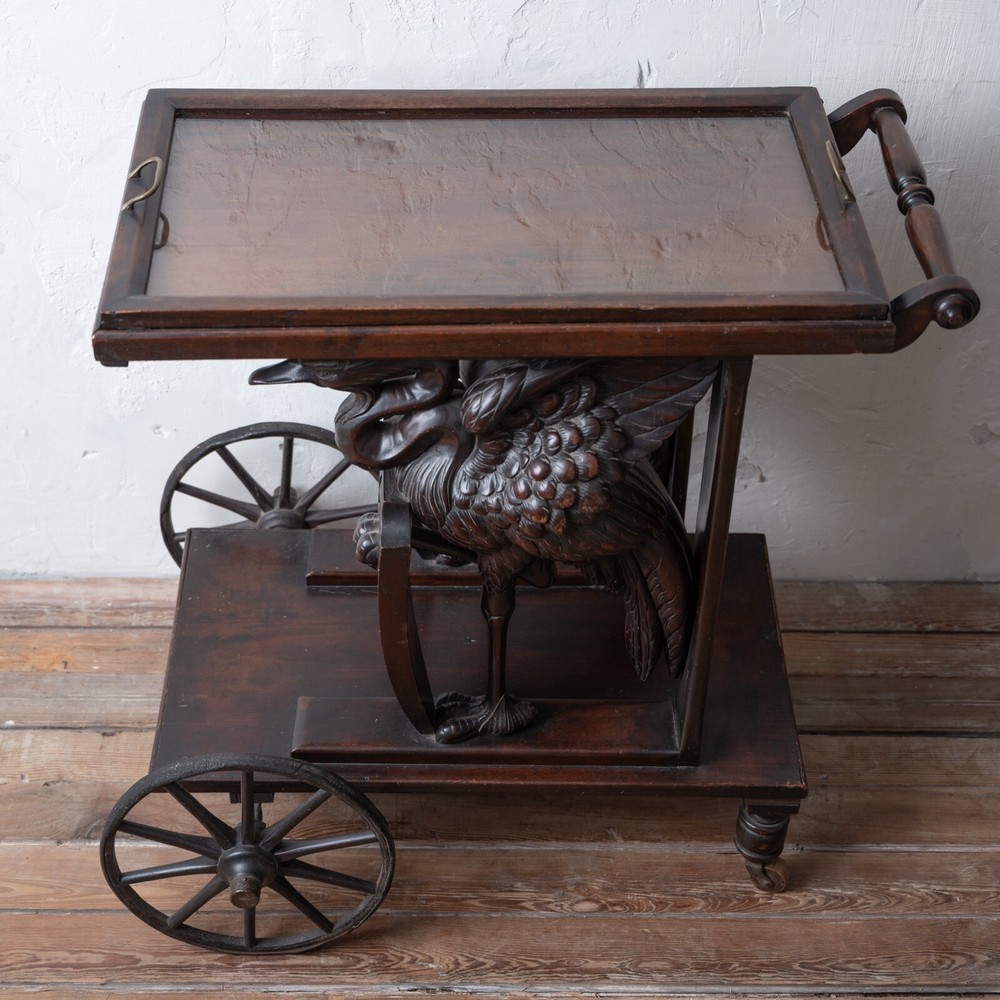 Renaissance Revival Tea Trolley