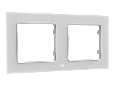 Shelly · Flush Mount Accessories·""Wall Frame 2""· Wall Button Frame 2-fold· WF2_WHITE