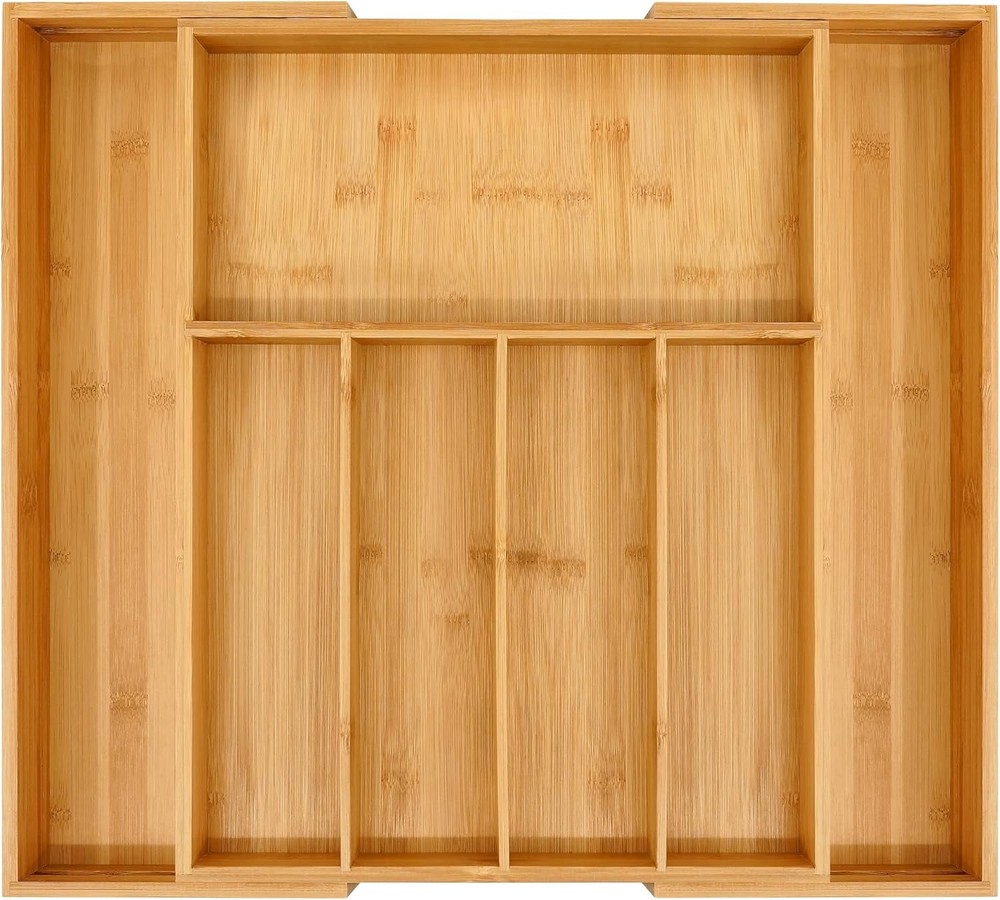 Premium Bboo Der Organizer, Expandable Sierware Der