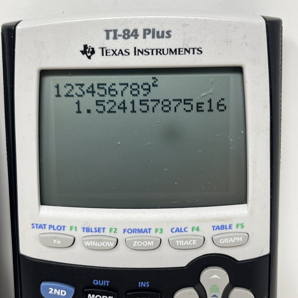 Texas Instruments TI-84 Plus Graphing Calculator W/ Cover TESTED