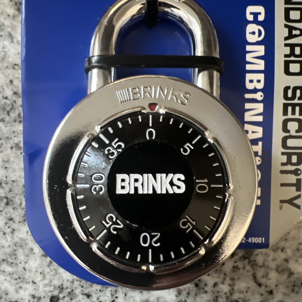 Brinks Dial Combination Lock Steel Standard Security