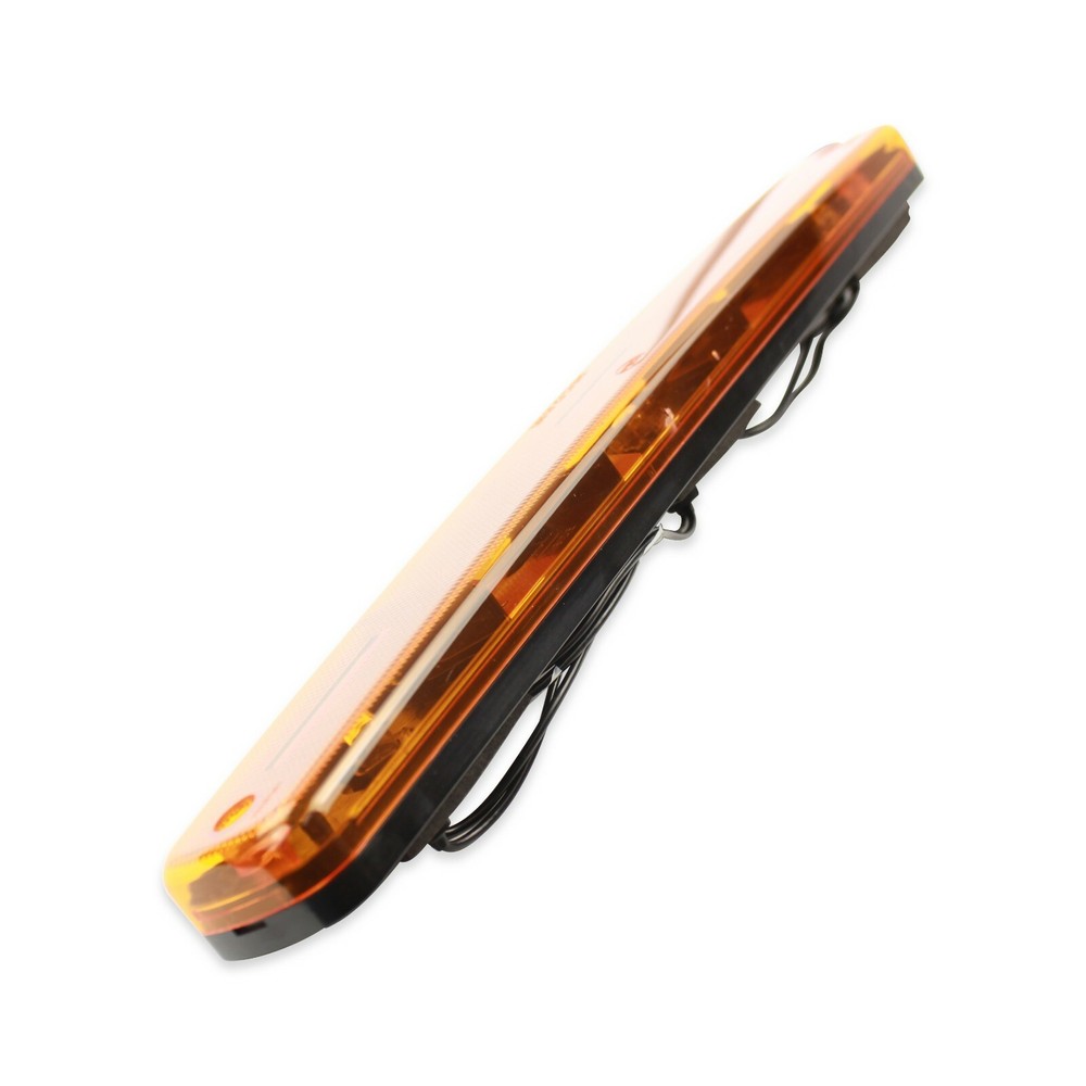 16" Amber 12V Light Bar Clearance ID Marker: Brake, Turn, Tail, RV and WV