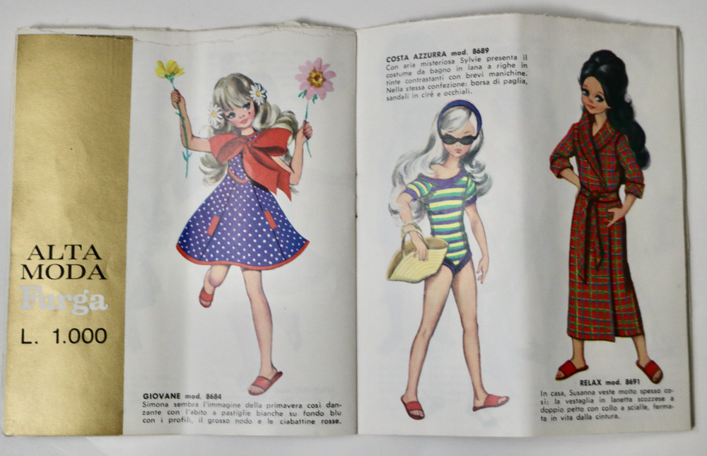 FURGA Alta Moda doll 1967 catalog booklet