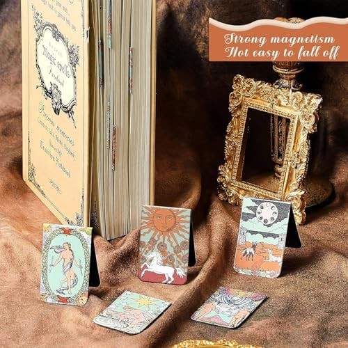 tarot magnetic bookmarks page marker set