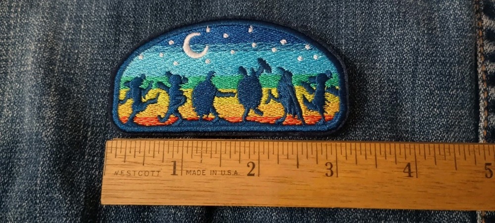 Grateful Dead Moondance 3 Inch Iron On MINI Patch