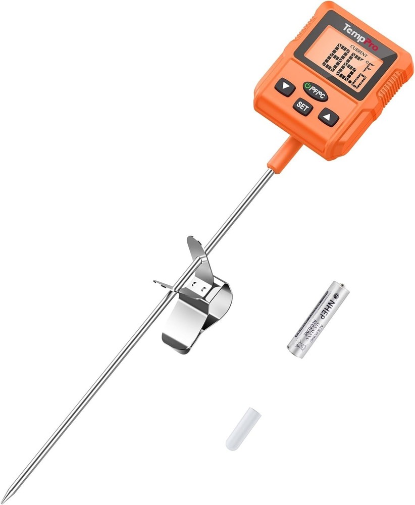 Advanced Instant Read Thermometer with Standard Pot Clip & Calibration Function