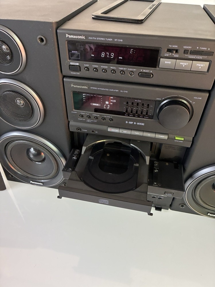 Vtg Panasonic SC-CH9 Stereo Integrated Amplifier & CD/Cassette System Tested