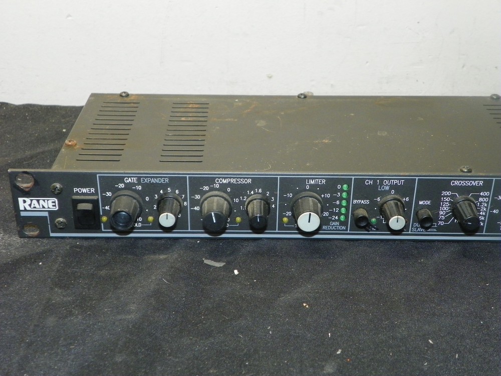 Untested Rane DC 24 Dynamic Controller Gate Expander Limiter Compressor