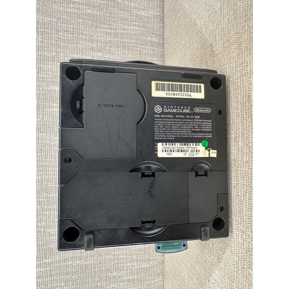 Nintendo GameCube DOL-001 Jet Black Console Bundle with Controller & Power 17-2