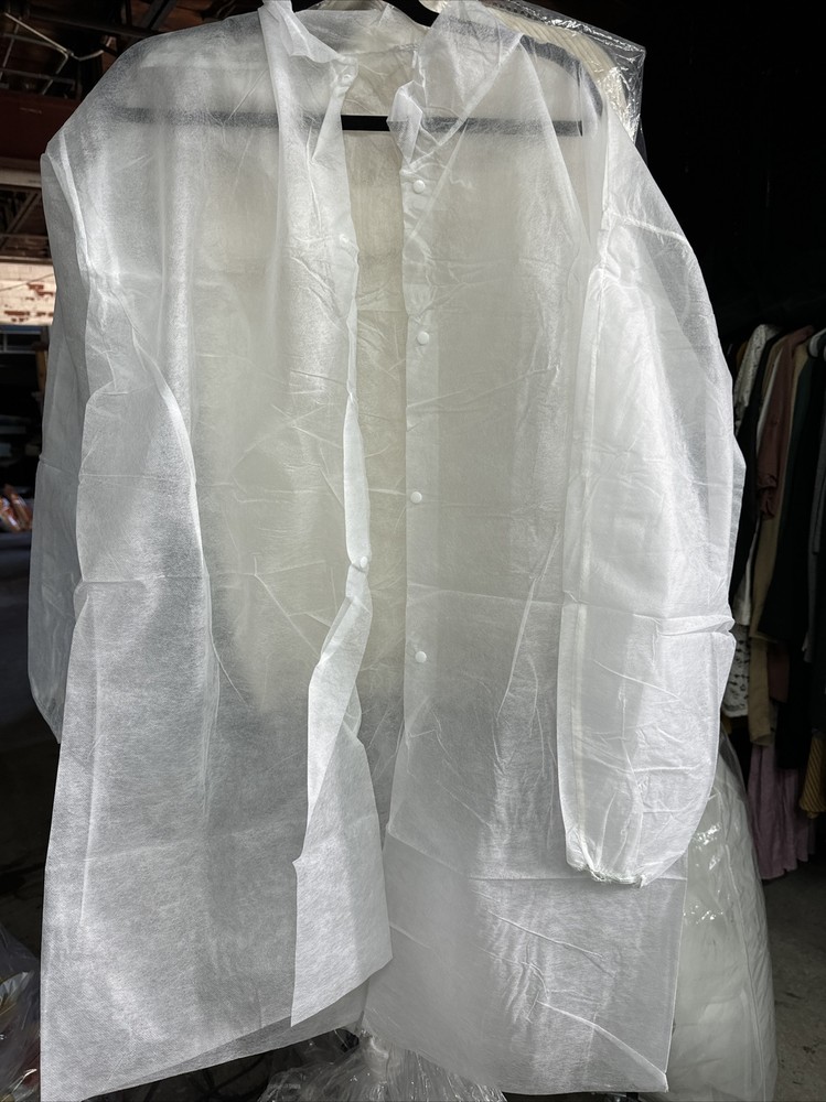 Case of 10 Medical Disposable Lab Coats Gowns