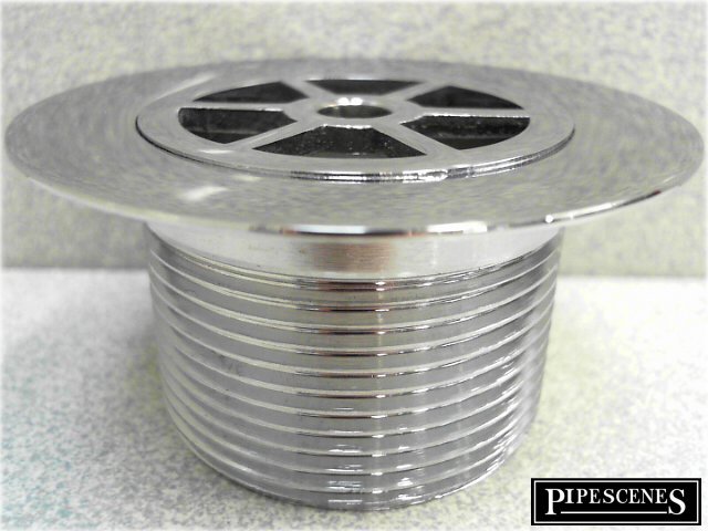 Replacement Shower Drain Top Waste Trap Chrome Plated BRASS 1.5" INCH Thread