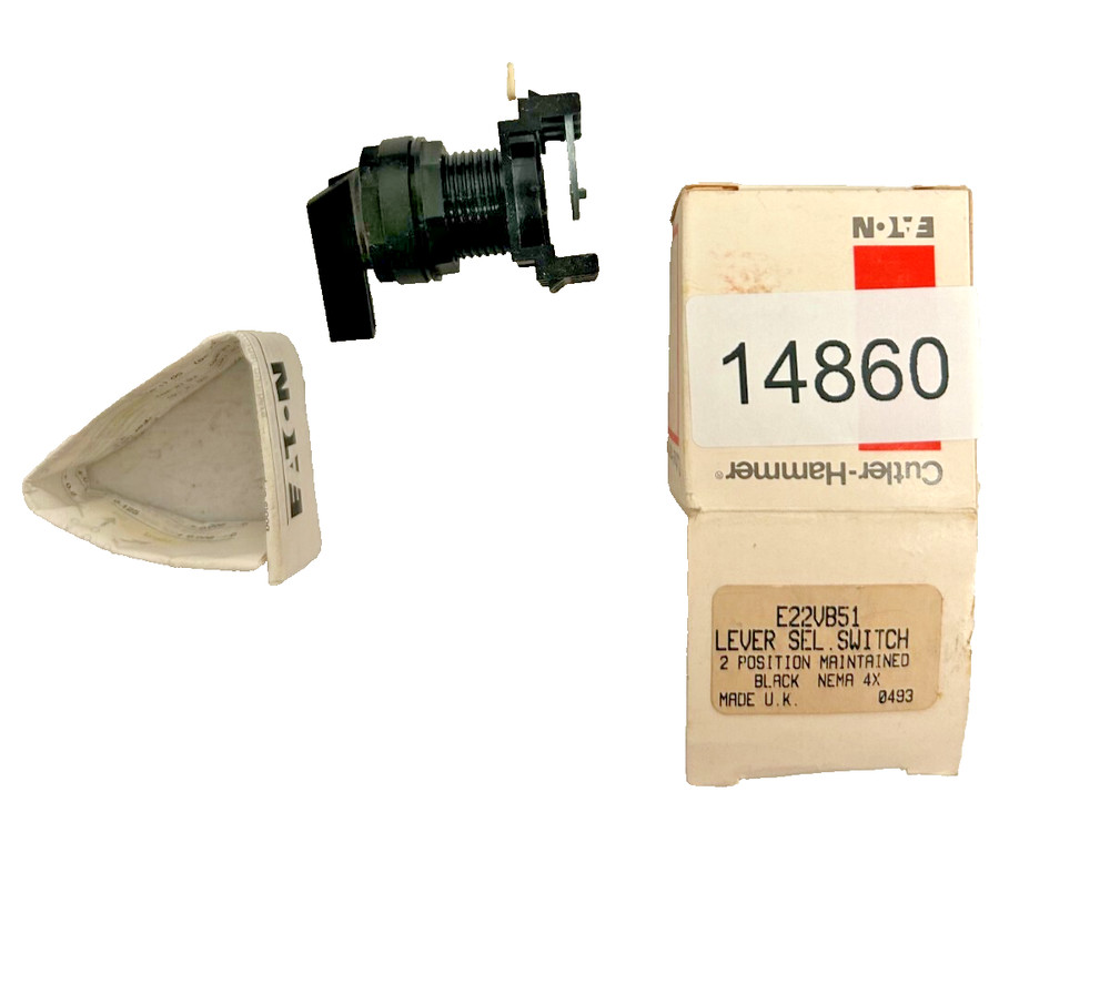 Cutler-Hammer E22VB51 2 Position Lever Selector Switch