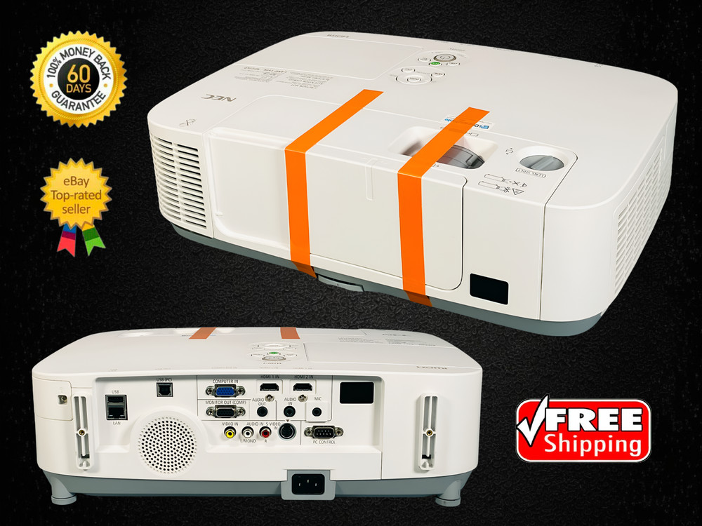 4000 Lumens 3LCD Projector Bright Colour 4K Input Support HDMI w/Bundle