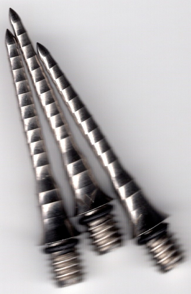 MISSION SILVER TITANIUM Ripple 26mm 2ba Conversion Dart Points: 3 per order
