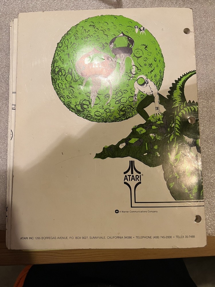 Atari Middle Earth Pinball Manual - Complete!