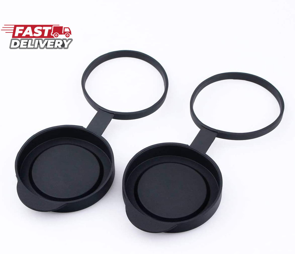 SVBONY Protective Rubber Objective Lens Caps for Fits Binoculars with Outer Diam