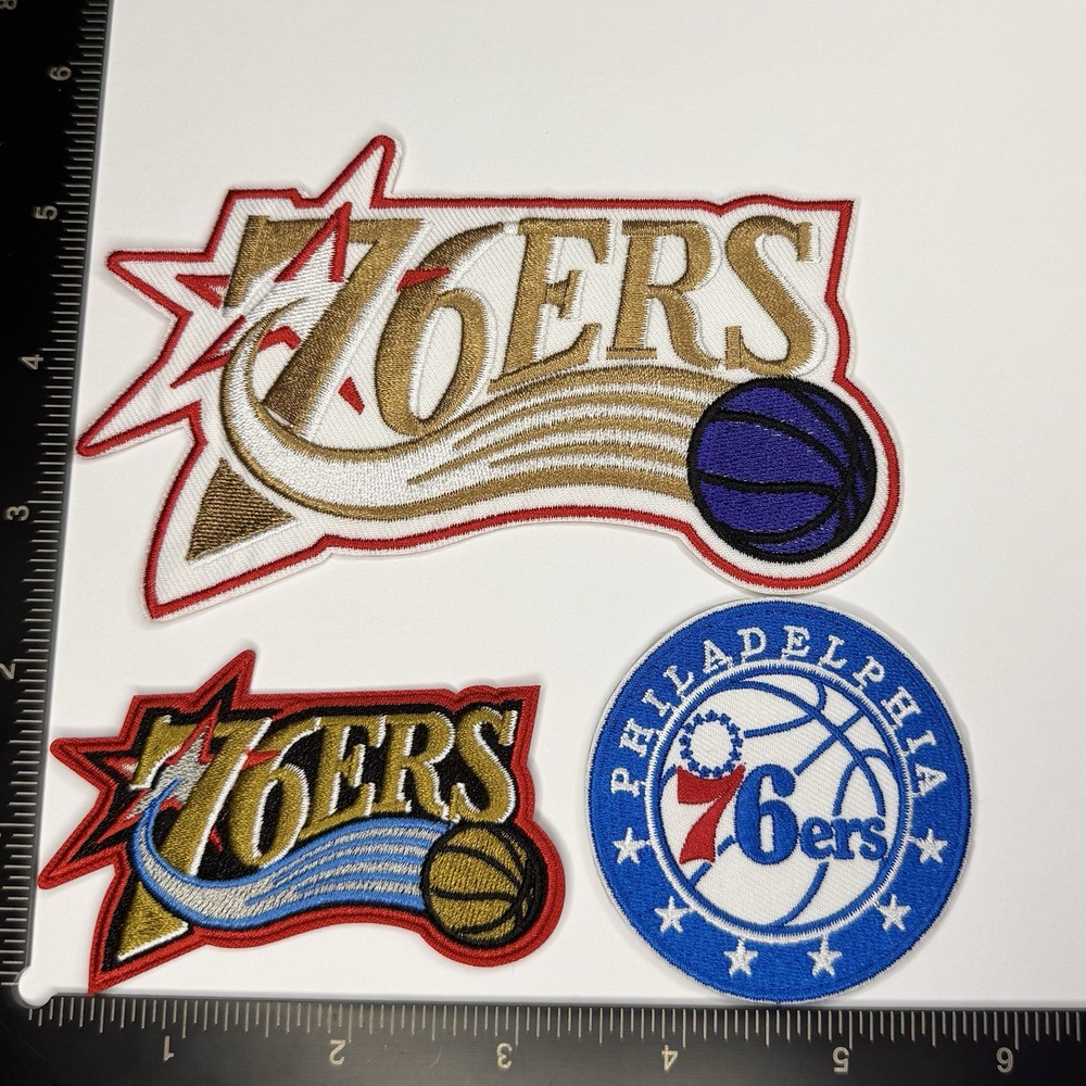 Philadelphia 76ers iron on patch Throwback Vintage