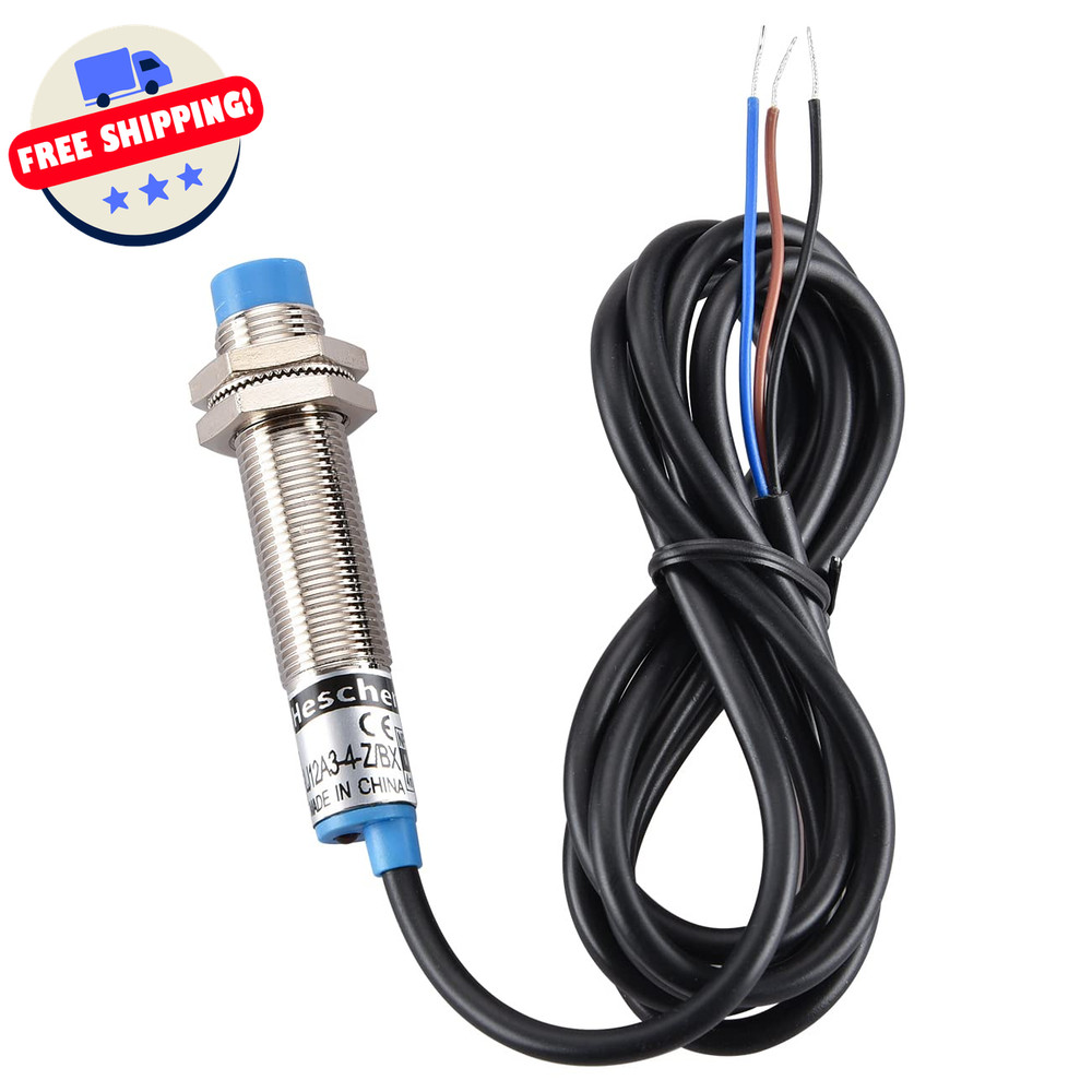 Inductive Proximity Sensor, M12, 4mm NPN NO, 10-30VDC, Automation Switch