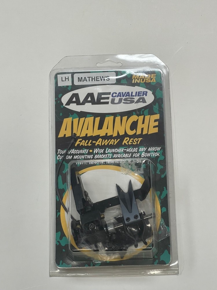 NEW *LEFT HAND* AAE Cavalier Avalance Drop Away Rest (Mathews Mount)