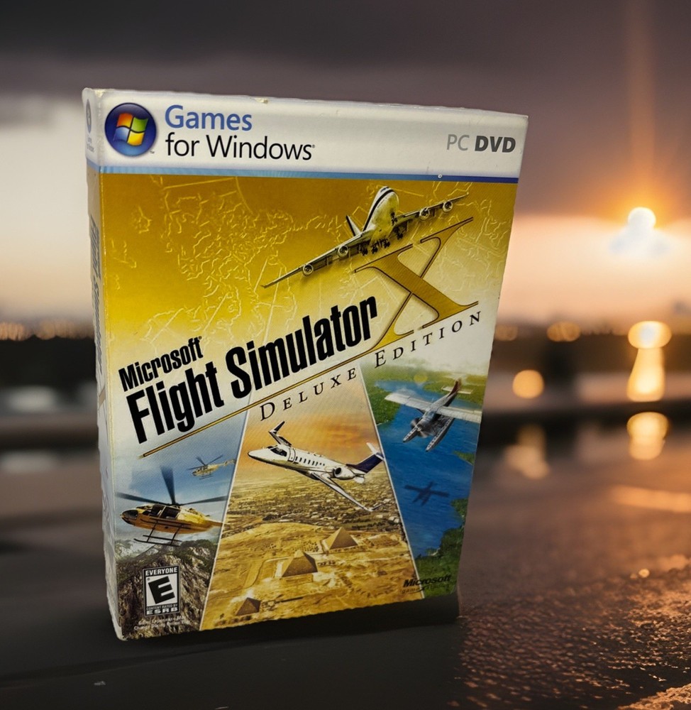 Microsoft 2006 Flight Simulator X Deluxe Edition PC Game Windows