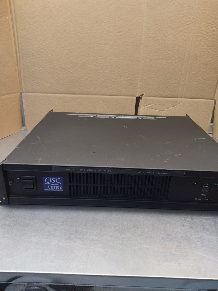 QSC CX1102 2-Channel Power Amplifier (Fully tested)