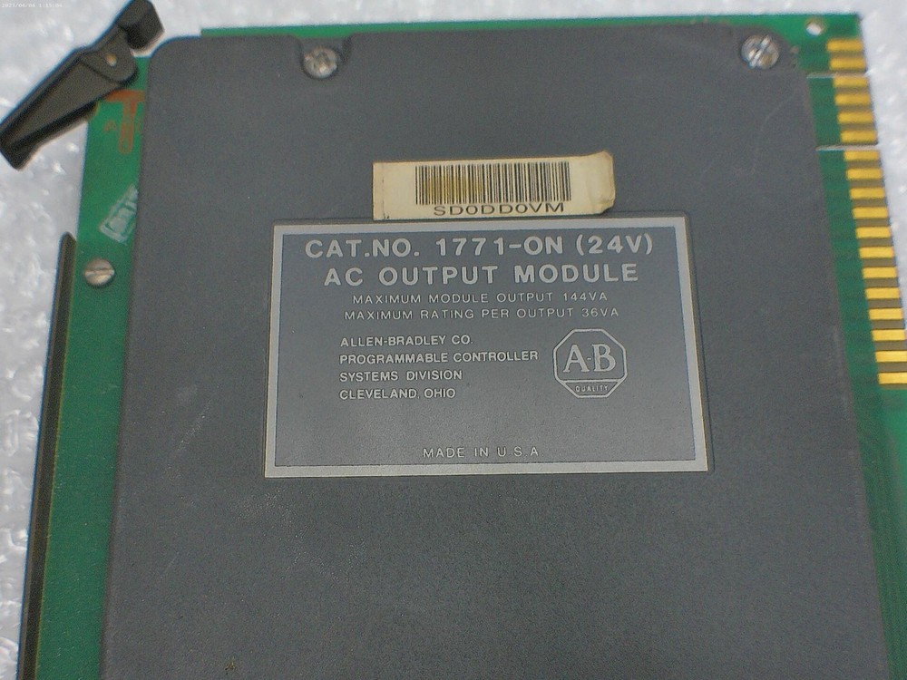 ALLEN BRADLEY 1771-ON MODULE UNMP