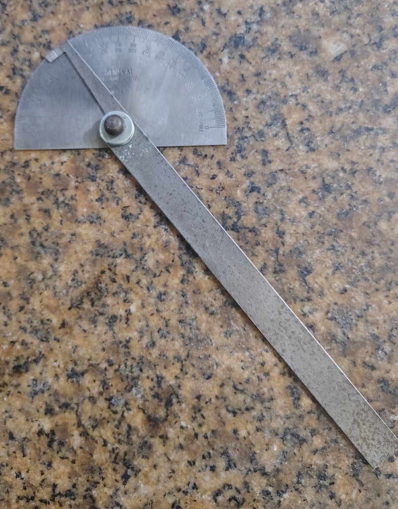 🗽 GENERAL NO 17 ROUND HEAD PROTRACTOR