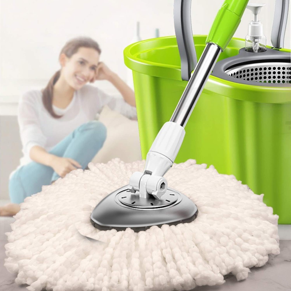 Spin Mop Replacement Head,Microfiber Mop Head Refills Easy Cleaning Mop Head,...