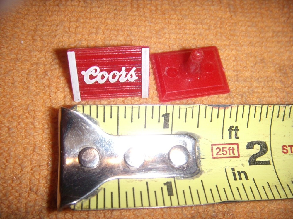 2 COORS PUSH TABS / ADVERTISING ? PROMOTION ITEMS