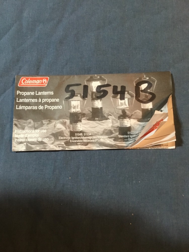 Coleman propane camping lantern 5154b