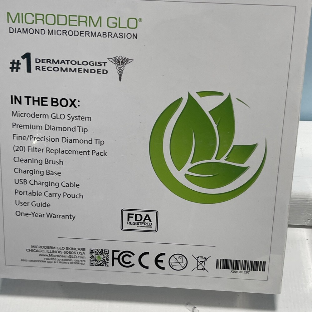 Microderm GLO Complete Skincare Package Includes Diamond Microdermabrasion Sy...