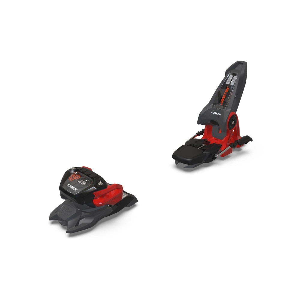 Marker Jester 16 Ski Bindings, Anthracite/Black/Red, 110mm MY25
