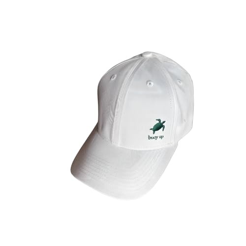 Baseball Cap with Adjustable Buckle Closure - Regular Fit One Size White