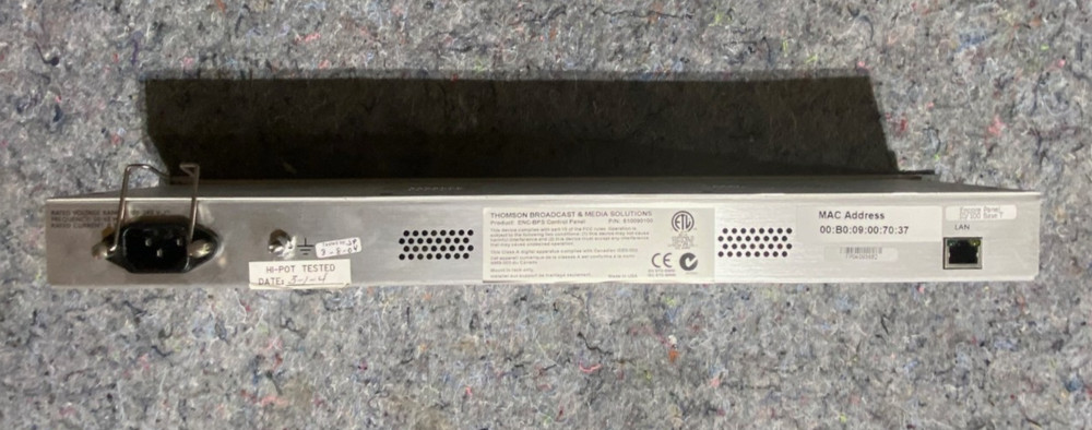 Grass Valley - Encore BPS Button Per Source Control Panel