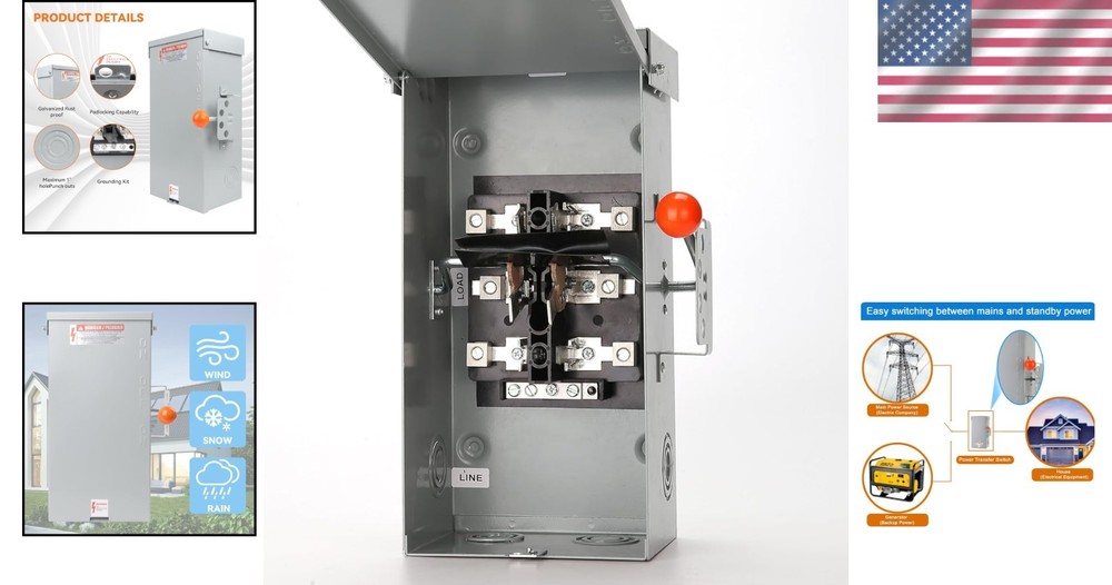 100A Double-Throw Transfer Switch