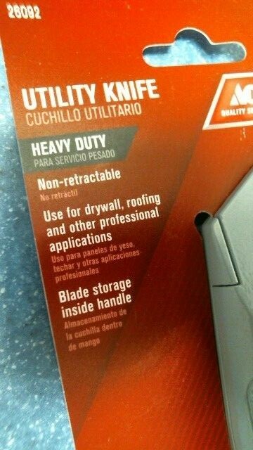 ACE Utility Knife NON- RETRACTABLE heavy duty ( 26092) FS