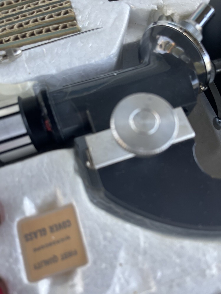 Stellar Zoom High Power Microscope Vintage In Case + Accessories