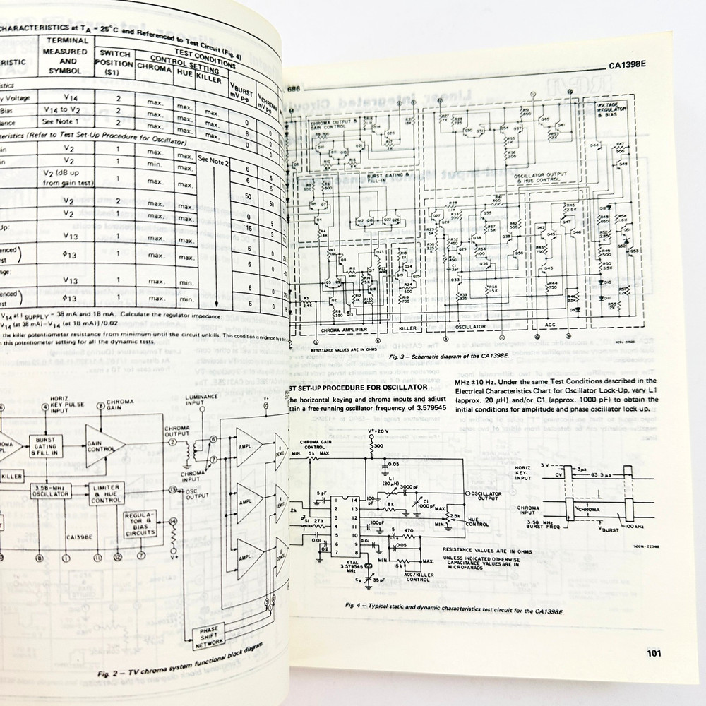 4 RCA Databooks 1974 Power Transitor, Thyristers Rects, COS/MOS, Linear Circuits