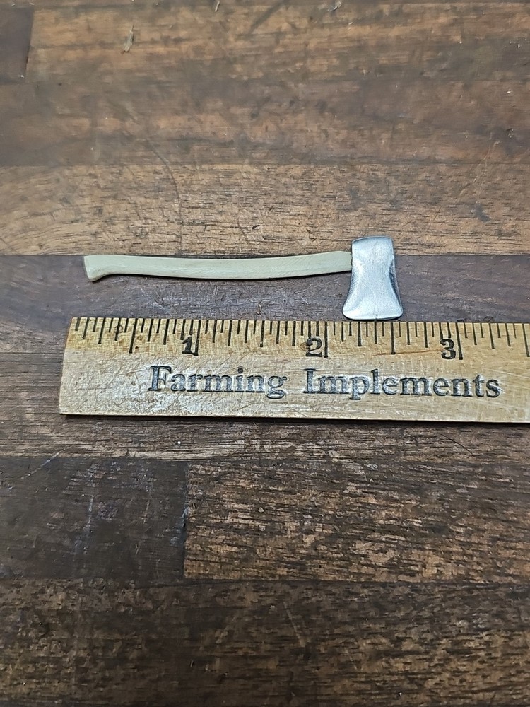 #7 - Vintage Miniature Axe w/ bone handle