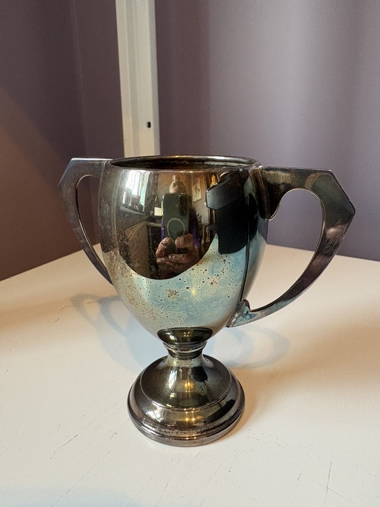 Small Silver Plated Trophy Cup