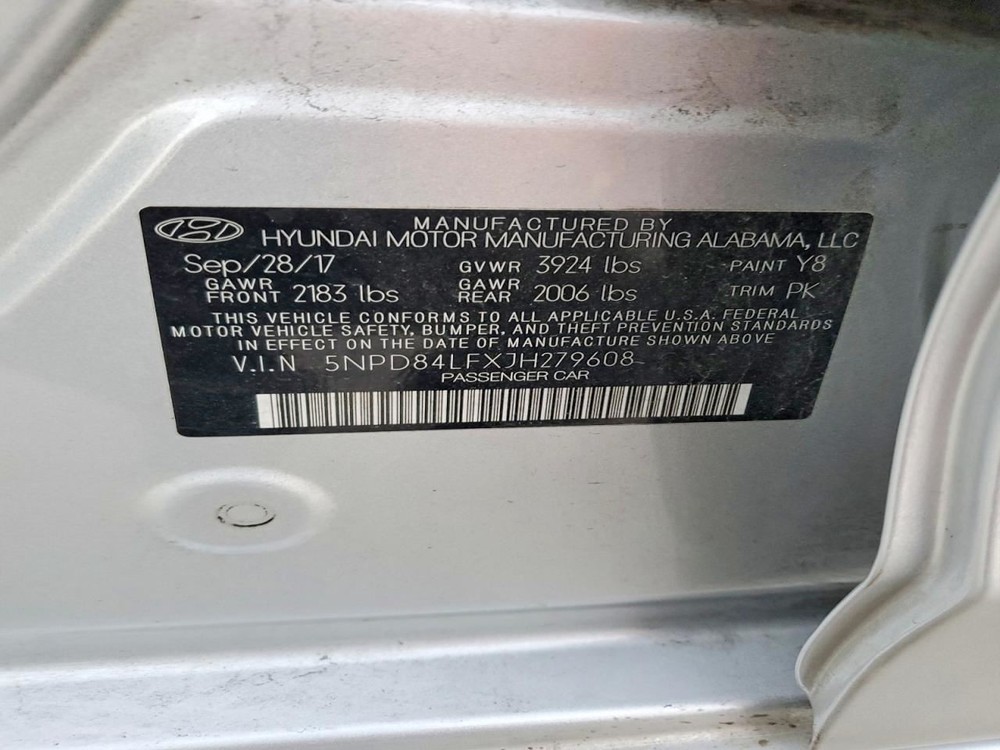 ELANTRA 2018 Speedometer 3908324